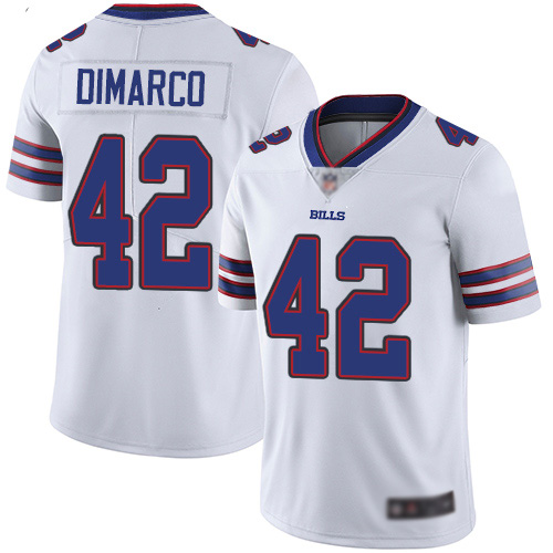 Men Buffalo Bills #42 Patrick DiMarco White Vapor Untouchable Limited Player NFL Jersey